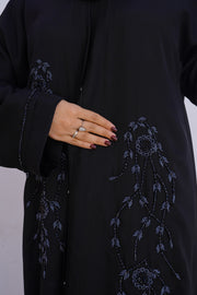 BAREERAH Pure Hand Embroidered Abaya (THF-5024)