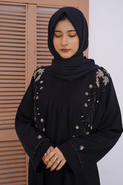 FAAKIHA Pure Hand Embroidery Abaya (THF-4025)