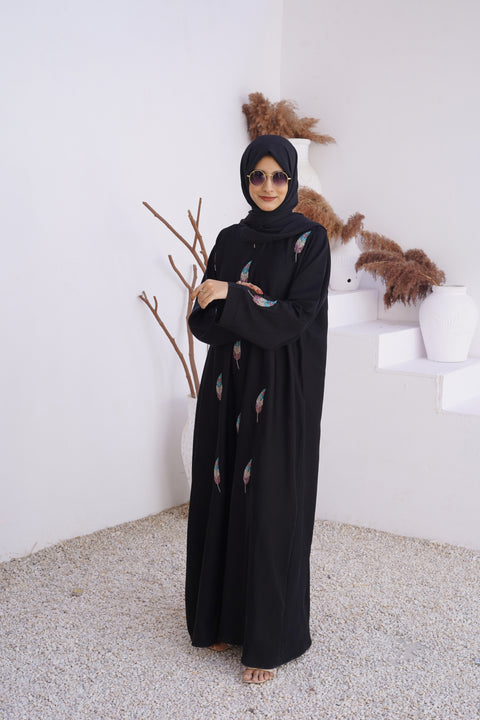 SUMAYYA Hand Embroidery Abaya (THF-4026)