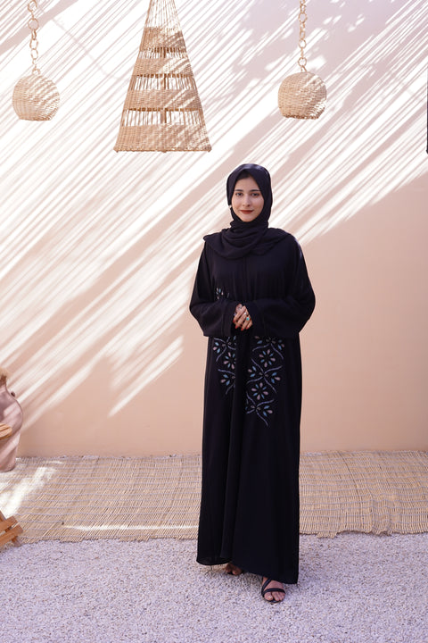 HASEEN Hand Embroidered Abaya (THF-5026)