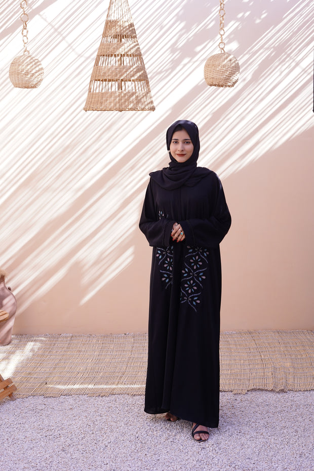 HASEEN Hand Embroidered Abaya (THF-5026)