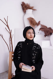 HOORIA Hand Embroidered Abaya ( THF-4028)