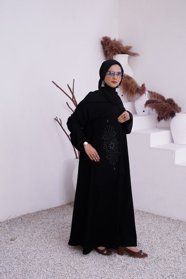 AMBER Pure Handcrafted Embroidered Abaya (THF- 5028)