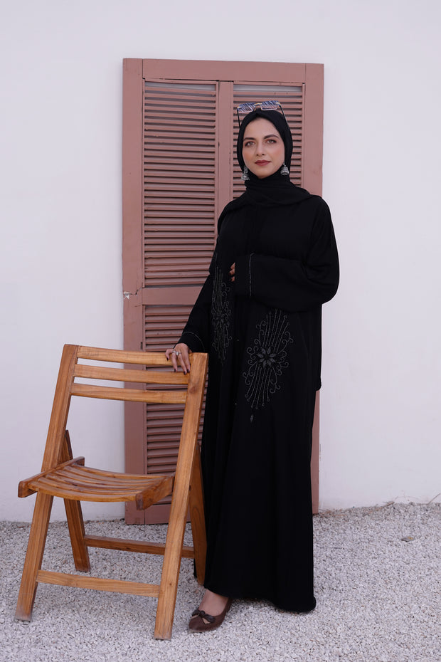 AMBER Pure Handcrafted Embroidered Abaya (THF- 5028)