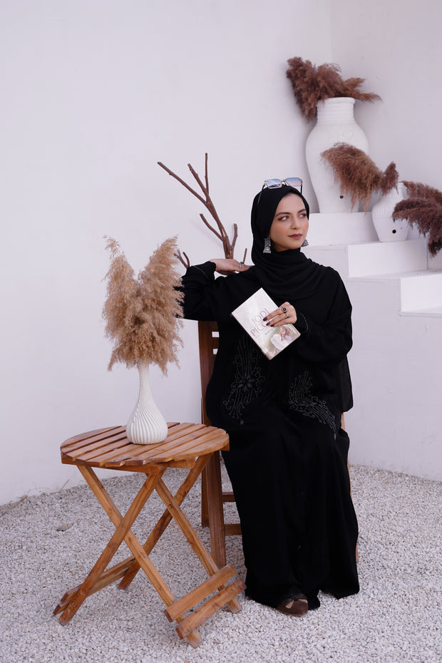 AMBER Pure Handcrafted Embroidered Abaya (THF- 5028)