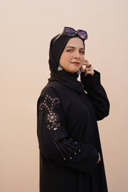 HIFZA Pure Hand embroidered  Abaya (THF-4027)