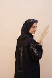 HIFZA Pure Hand embroidered  Abaya (THF-4027)