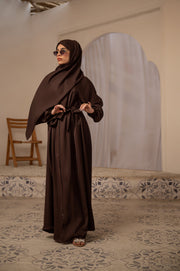 Front Zip Style (Brown)