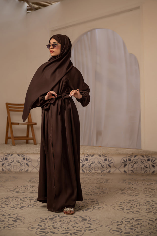 Front Zip Style (Brown)