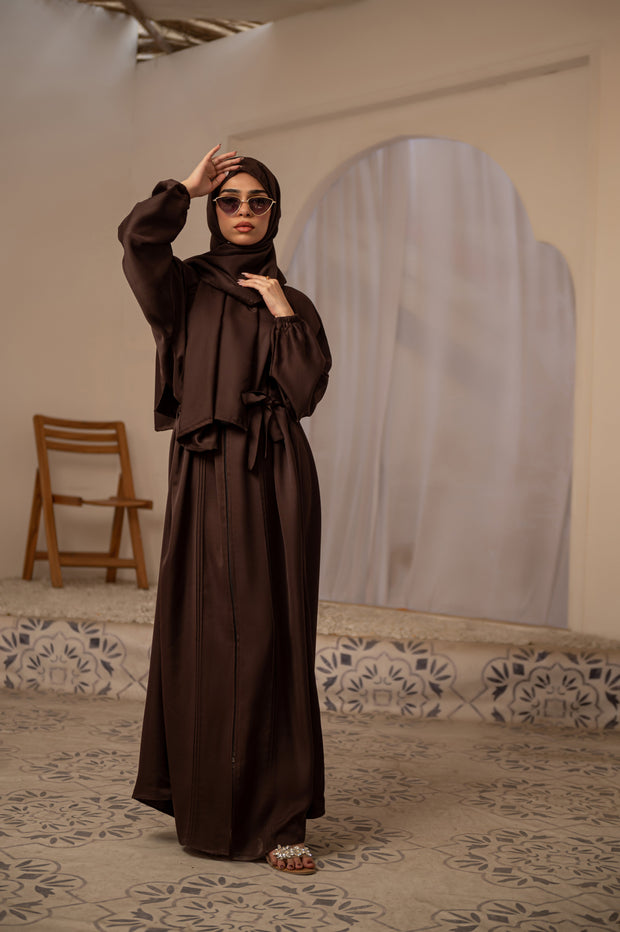 Front Zip Style (Brown)