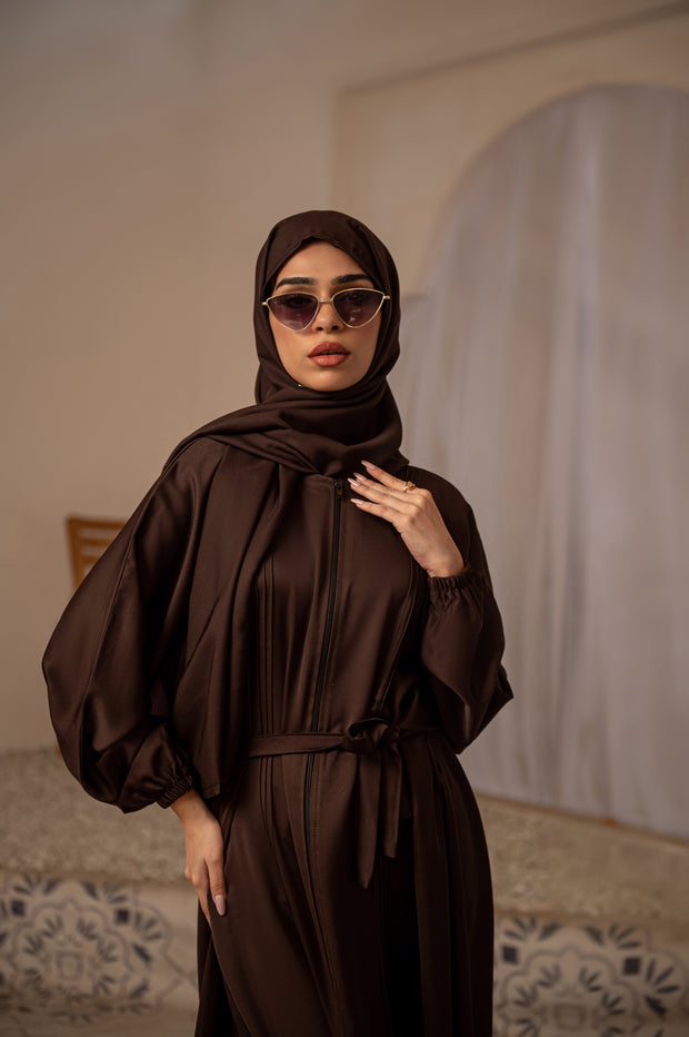 Front Zip Style (Brown)