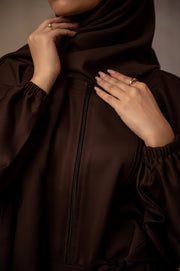 Front Zip Style (Brown)